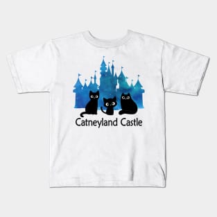 Catneyland Castle Kids T-Shirt